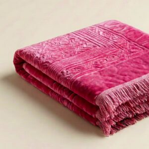 Premium quality pink color Muslimah prayer mat