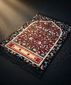 Beautiful jump size carpet prayer mat colorful printed soft material