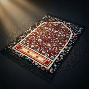 Beautiful jump size carpet prayer mat colorful printed soft material