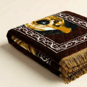 Beautiful brown color jumbo size carpet style adults janamaz