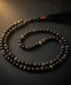 Black aqeeeq tasbeeh 100 dana premium quality