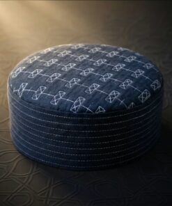 Blue pattern premium quality Islamic Kufi Cap