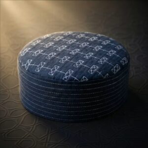 Blue pattern premium quality Islamic Kufi Cap