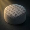 Cream color self printed premium quality kufi cap