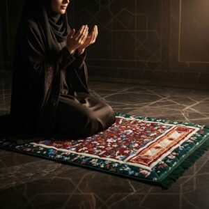 Royal Heritage Islamic Prayer Mat – Full Size Luxury Janamaz - Image 2