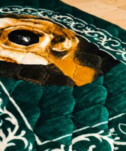 Green color premium quality luxury Islamic Praying Mat
