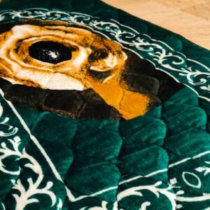 Green color premium quality luxury Islamic Praying Mat