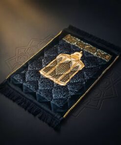 Kid's premium quality black color soft carpet Janamaz