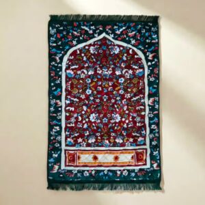 Premium quality carpet style jumbo prayer mat in multi color for adults
