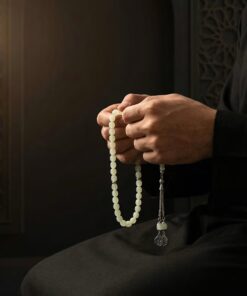 White Radium Tasbeeh – 33 Beads Glow Misbaha - Image 2