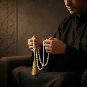 Seep Tasbeeh – 100 Beads Premium Misbaha (Oval Shape) - Image 2