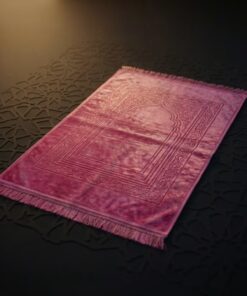 Pink color premium quality ladies prayer mat for everyday Salah