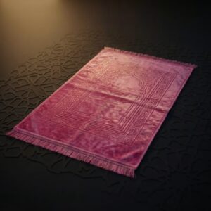 Pink color premium quality ladies prayer mat for everyday Salah