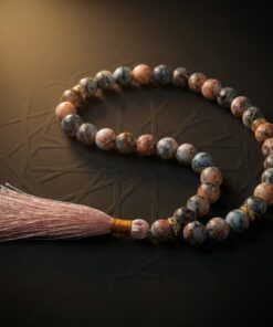 Elegant pink stone tasbeeh for ladies