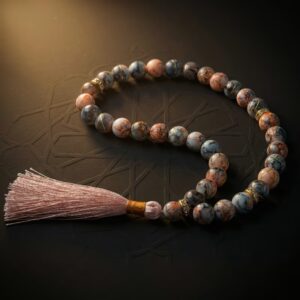 Elegant pink stone tasbeeh for ladies