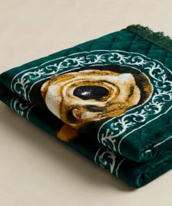 Emerald Green Islamic Prayer Mat – Large Soft Comfort Janamaz - Image 5
