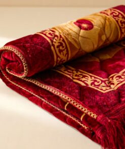 Red Kids Prayer Mat – Soft Padded Janamaz (60×42cm) - Image 4