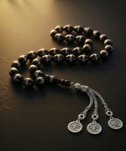 Yemini Koka Tasbeeh with original chandi work imported premium zikr tasbih