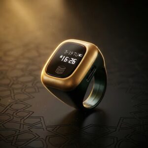 Al Fatiha Zikr Ring Green and Golden Color