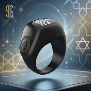 iQibla Flex Advance zikr ring black digital tasbih counter