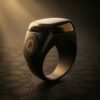 iQibla Zikr Ring Noor in Black Color