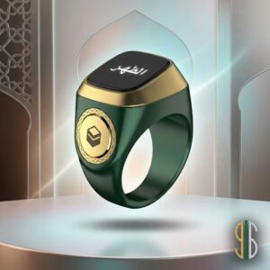green golden iqibla smart zikr ring lite s OLED display