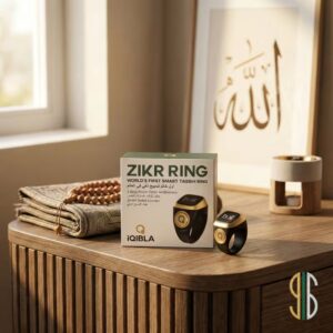 iqibla digital tasbih counter ring lite s black