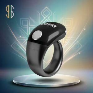 SXH 5136 smart zikr ring digital tasbih counter black