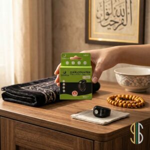 black digital tasbih zikr ring SXH 5136 OLED display